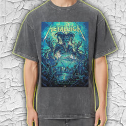 metallica acid wash tee atlanta ga june 3 2025 m72 tour apocalypse demon design stadium edition 2