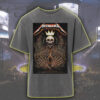 metallica acid wash tee m72 2025 tour cities skull king crown of thorns graphic vintage rock design
