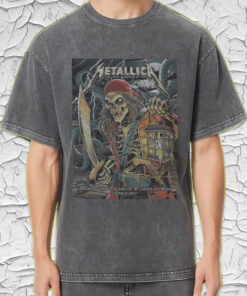 metallica acid wash tee m72 pirate skeleton tampa fl june 8 2025 retro tour graphic shirt 4