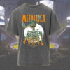 metallica acid wash tee until it sleeps skeleton reaper 2025 retro load tour design