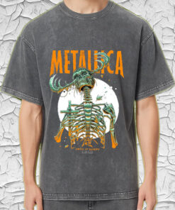 metallica acid wash tee until it sleeps skeleton reaper 2025 retro load tour design 4