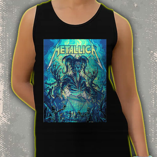 metallica atlanta tank top m72 tour june 3 2025 mercedes benz stadium horned demon skeleton design 3