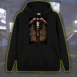 metallica crowned skeleton hoodie m72 tour north america 2025 death king design multi city concert drop