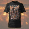 metallica denver 2025 art tee skull warriors warbears m72 tour shirt 1