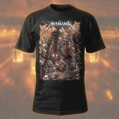 metallica denver 2025 art tee skull warriors warbears m72 tour shirt 1
