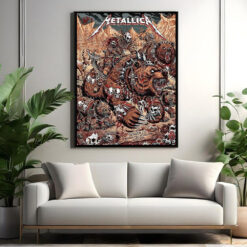 metallica denver 2025 warbeast poster m72 tour canvas print at empower field 2