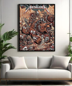 metallica denver 2025 warbeast poster m72 tour canvas print at empower field 2