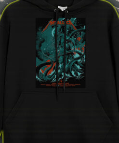 metallica hoodie cthulhu monster art north american tour 2025 m72 world tour exclusive 1