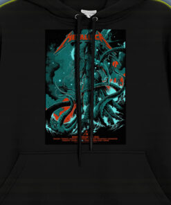 metallica hoodie cthulhu monster art north american tour 2025 m72 world tour exclusive 2
