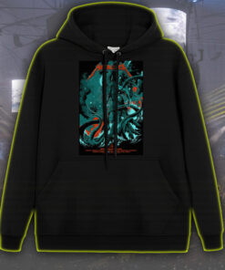 metallica hoodie cthulhu monster art north american tour 2025 m72 world tour exclusive