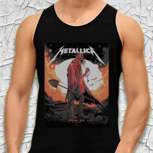 metallica houston concert tank top june 14 2025 m72 tour at nrg stadium limited key art 2