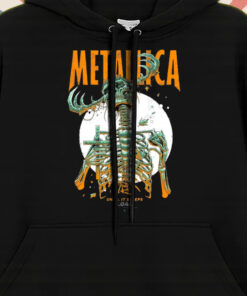 metallica load album hoodie until it sleeps skeleton art limited reaper graphic tour 2025 edition 1
