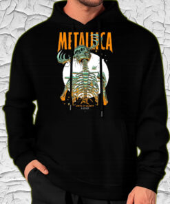 metallica load album hoodie until it sleeps skeleton art limited reaper graphic tour 2025 edition 2