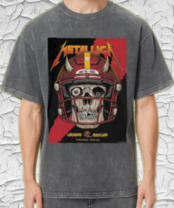metallica m72 acid wash t shirt may 28 2025 landover maryland skull football helmet design retro stadium tour shirt 4