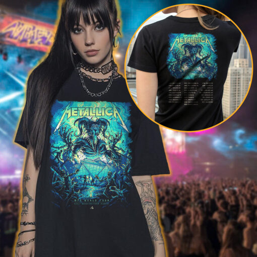 metallica m72 atlanta concert shirt june 3 2025 demon ram apocalypse art mercedes benz stadium tour merch 3