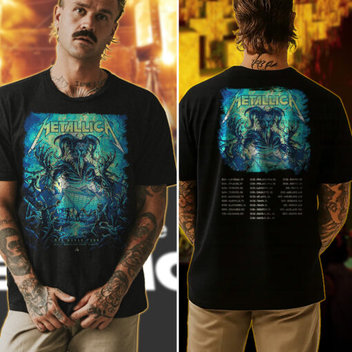 metallica m72 atlanta concert shirt june 3 2025 demon ram apocalypse art mercedes benz stadium tour merch 4