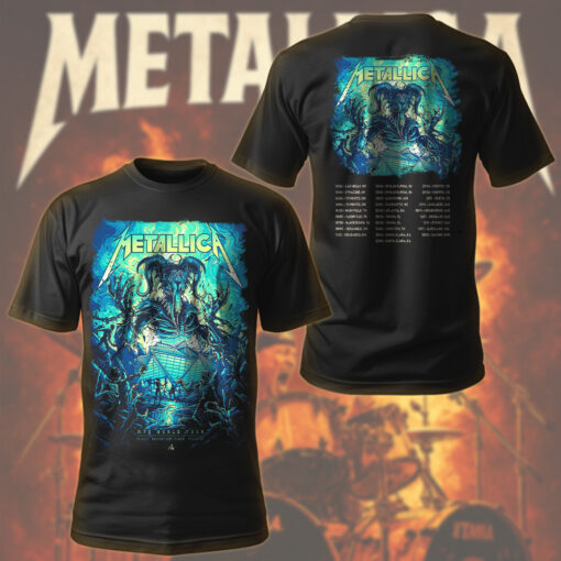 metallica m72 atlanta concert shirt june 3 2025 demon ram apocalypse art mercedes benz stadium tour merch