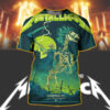 metallica m72 houston 2025 poster shirt skeleton reaper art nrg stadium all over print tee june 14 edition