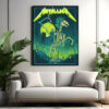 metallica m72 houston poster june 14 2025 grim reaper horseman canvas nrg stadium concert art