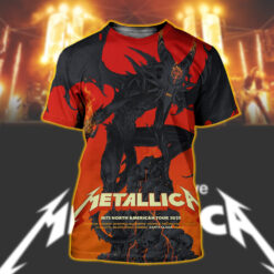 metallica m72 santa clara 2025 pop up shop poster shirt levis stadium all over print june 20 22 tour edition