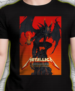 metallica m72 tour 2025 t shirt demon poster art north american concert cities edition santa clara denver toronto 4
