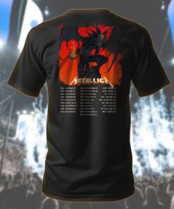 metallica m72 tour 2025 t shirt hoodie long sleeve tank top sweatshirt demon poster art santa clara denver toronto cities edition 2