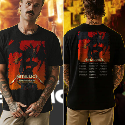 metallica m72 tour 2025 t shirt hoodie long sleeve tank top sweatshirt demon poster art santa clara denver toronto cities edition 4
