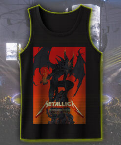 metallica m72 tour 2025 tank top hellfire demon graphic live in atlanta philadelphia houston official band merch
