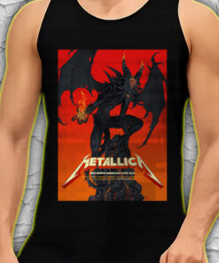 metallica m72 tour 2025 tank top hellfire demon graphic live in atlanta philadelphia houston official band merch 4