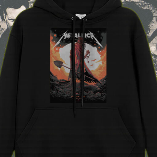 metallica m72 tour hoodie houston concert june 14 2025 nrg stadium skeleton key design 4
