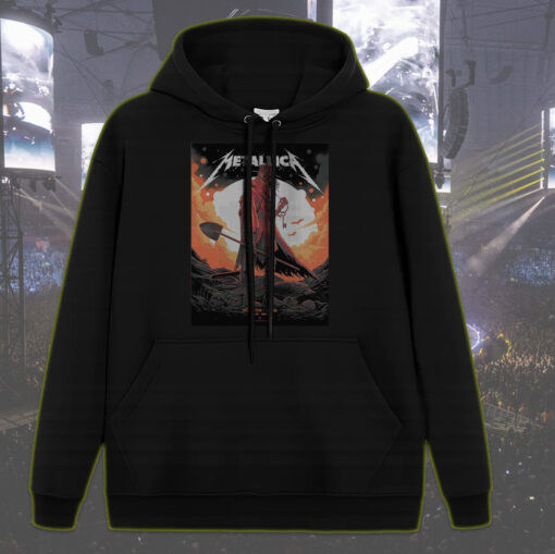 metallica m72 tour hoodie houston concert june 14 2025 nrg stadium skeleton key design