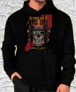 metallica m72 tour hoodie may 28 2025 landover maryland skull football helmet print northwest stadium edition 2