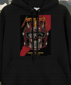 metallica m72 tour hoodie may 28 2025 landover maryland skull football helmet print northwest stadium edition 4