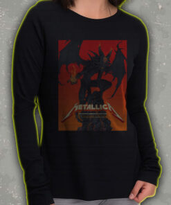 metallica m72 tour long sleeve 2025 north american concert list dark demon poster art toronto blacksburg denver 3