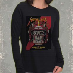 metallica m72 tour long sleeve may 28 2025 landover maryland skull football helmet print northwest stadium edition 3