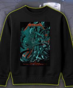 metallica m72 tour sweatshirt 2025 north american cities deep sea demon graphic tour edition apparel 1