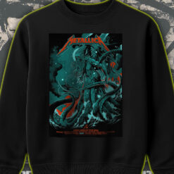 metallica m72 tour sweatshirt 2025 north american cities deep sea demon graphic tour edition apparel 2