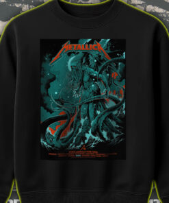 metallica m72 tour sweatshirt 2025 north american cities deep sea demon graphic tour edition apparel 2