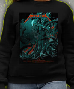 metallica m72 tour sweatshirt 2025 north american cities deep sea demon graphic tour edition apparel 3