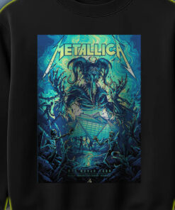 metallica m72 tour sweatshirt june 3 2025 atlanta ga skeleton uprising demon art stadium concert drop