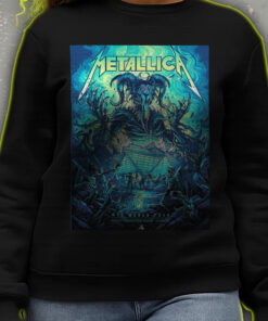 metallica m72 tour sweatshirt june 3 2025 atlanta ga skeleton uprising demon art stadium concert drop 3