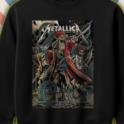 metallica m72 tour sweatshirt june 6 tampa concert pirate skeleton art 2025 tour drop