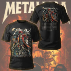 metallica m72 tour t shirt june 6 2025 tampa florida pirate skeleton crew artwork raymond james stadium concert tee