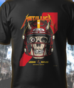 metallica m72 tour t shirt may 28 2025 landover md skull football helmet design northwest stadium show 1