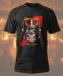 metallica m72 tour t shirt may 28 2025 landover md skull football helmet design northwest stadium show