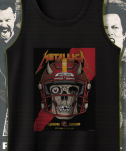 metallica m72 tour tank top may 28 2025 landover md skull football helmet graphic northwest stadium merch 1