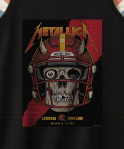 metallica m72 tour tank top may 28 2025 landover md skull football helmet graphic northwest stadium merch 4