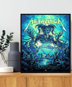 metallica m72 tour wall art june 3 2025 mercedes benz stadium apocalypse atlanta poster 1