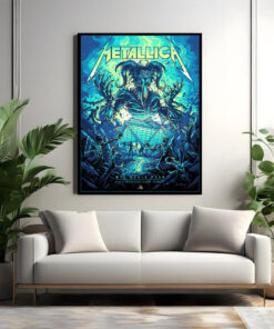 metallica m72 tour wall art june 3 2025 mercedes benz stadium apocalypse atlanta poster
