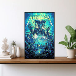 metallica m72 tour wall art june 3 2025 mercedes benz stadium apocalypse atlanta poster canvas 1